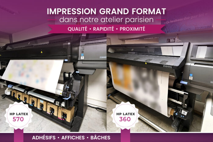 impressions petit et grand format HP Latex